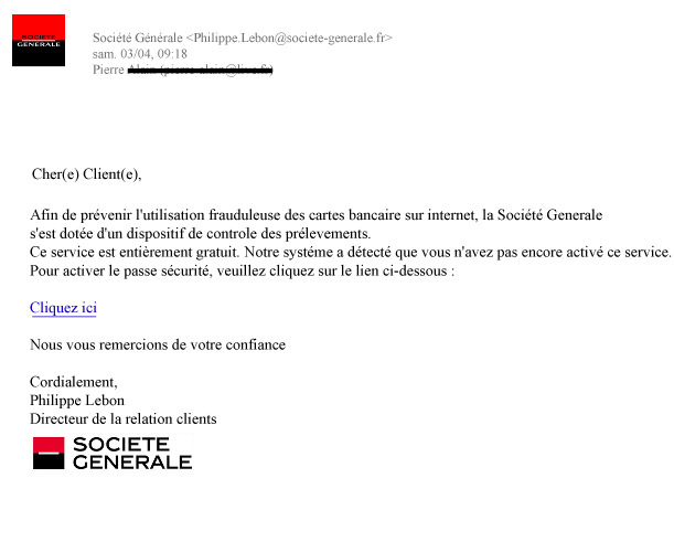 Arnaques Bancaires Attention Aux Faux Emails Envoyés Par Votre Banque 7875